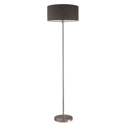 LED stāvlampa TUNJA 1xE27/20W/230V Ø 38 cm matēts hroms/brūns