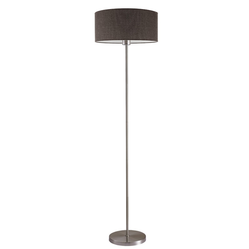 LED stāvlampa TUNJA 1xE27/20W/230V Ø 38 cm matēts hroms/brūns