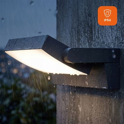 Dimējams LED āra sienas gaismeklis LED/12/18/24W/230V 3000/4000/6500K IP54 melns