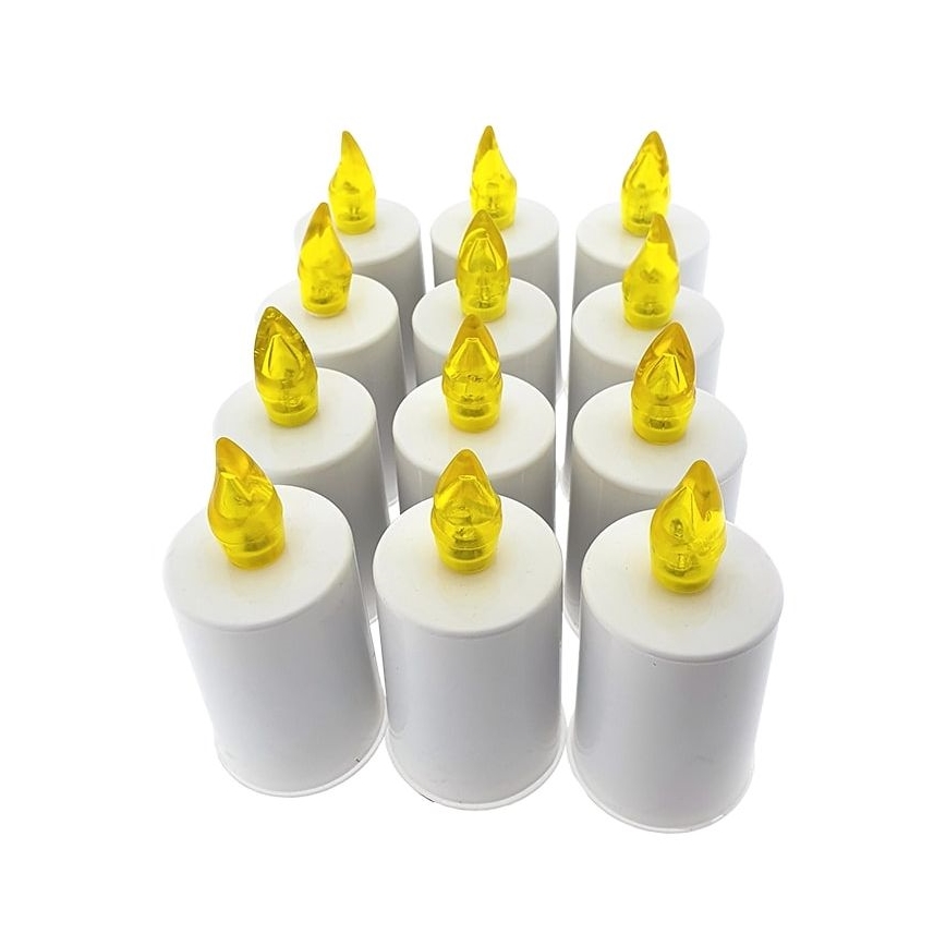 LED Svece LED/2xAA silti balta 10,8 cm balta