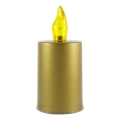 LED Svece LED/2xAA silti balta 10,8 cm zelta