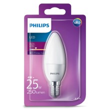 LED svece Philips E14/4W/230V - CANDLE blāva