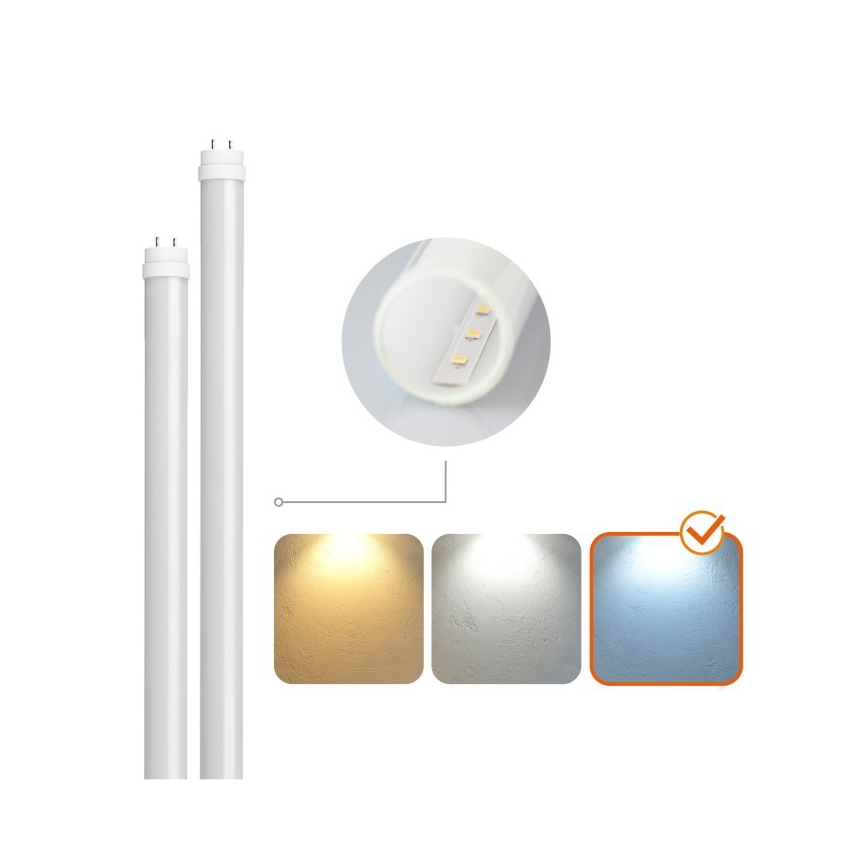 LED tehniskais fluorescējošais gaismeklis T8 ar 2xG13/18W/230V 6500K IP65 127 cm