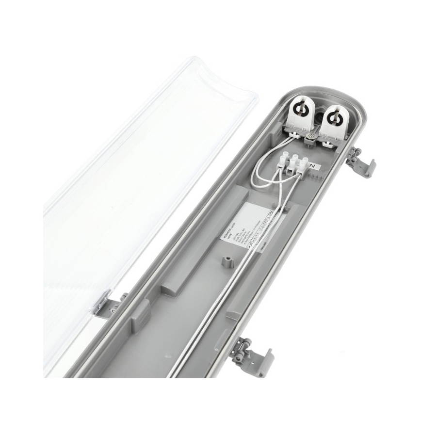 LED tehniskais fluorescējošais gaismeklis T8 ar 2xG13/18W/230V 6500K IP65 127 cm