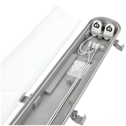 LED tehniskais T8 fluorescējošais gaismeklis 2xG13/18W/230V 5000K IP65 127 cm