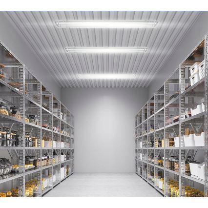 LED tehniskais T8 fluorescējošais gaismeklis 2xG13/20W/230V 6500K 120 cm IP65 balts