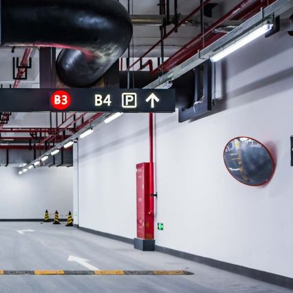 LED tehniskais cauruļveida gaismeklis ar kustības un krēslas sensoru LED/48W/230V IP65 4000K 150 cm