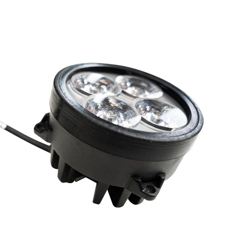 LED Traktora starmetis BLACK LED/20W/10-30V IP69 5700K apaļa