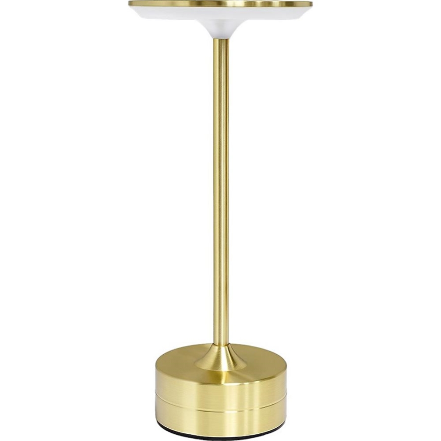 LED uzlādējama galda lampa ar skārienkontroli TAVOLO LED/2,5W/5V 2400 mAh 3000-6000K zelta