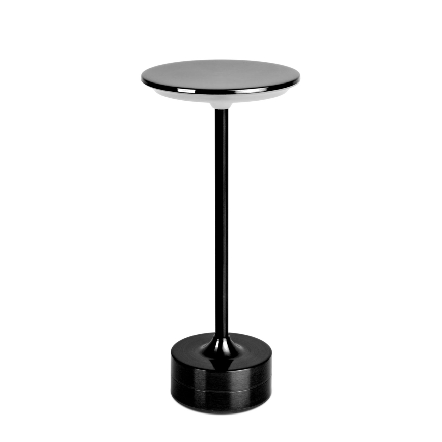 LED ar regulējamu spilgtumu uzlādējamā galda lampa NEW YORK LED/1,8W/5V 2700K/4000K/6500K 1200 mAh melna