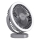LED Uzlādējama galds ventilators ar LED apgaismojumu LED/3W/5V USB 2400 mAh pelēka