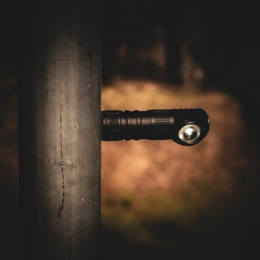 LED uzlādējama galvas lampa ar regulējamu spilgtumu un sarkano gaismu 3 vienā LED/10W/5V IP66 500 lm 800 mAh