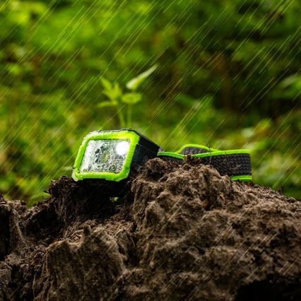 Regulējama uzlādējamā LED galvas lampa ar sensoru LED/10W/5V IP66 750 lm 1500 mAh