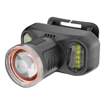 LED uzlādējamā galvas lampa ar regulējamu spilgtumu LED/3,4W/5V 1500 mAh