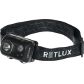 LED uzlādējamā galvas lampa LED/3W/1200 mAh IP67 melna