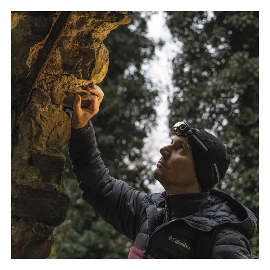 LED Uzlādējamā galvas lampa LED/USB 1200 mAh