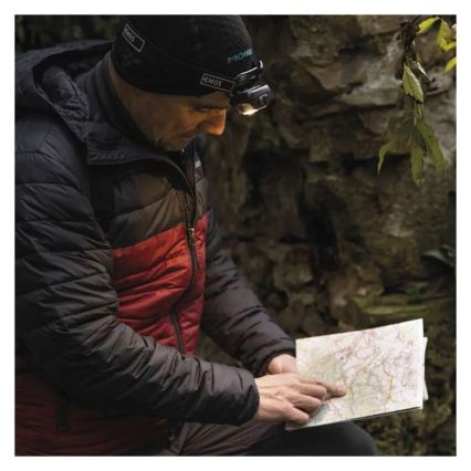 LED Uzlādējamā galvas lampa LED/USB 1200 mAh