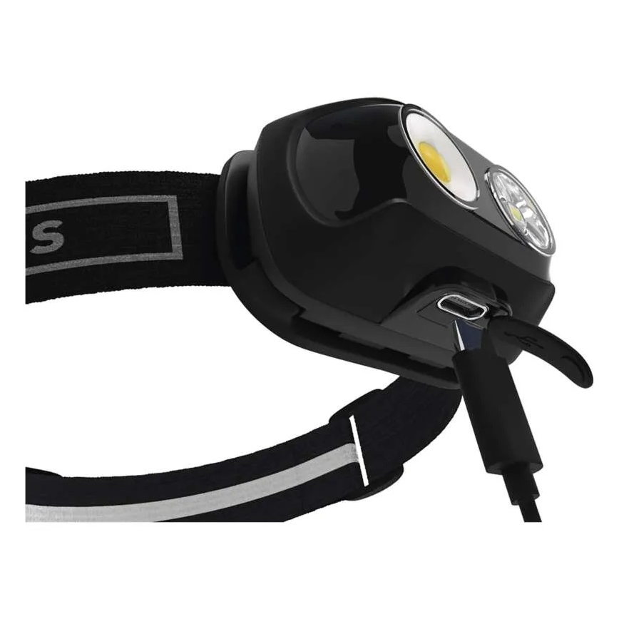 LED Uzlādējamā galvas lampa LED/USB 1200 mAh