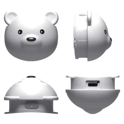 LED uzlādējamā galvas lampa LED/USB 500 mAh — lācis