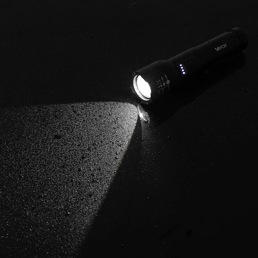 LED Regulējama uzlādējama lampa LED/20W/5V IPX4 800 lm 2000 mAh