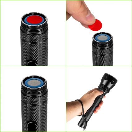 LED Regulējama uzlādējama lampa LED/20W/5V IPX5 1570 lm 8400 mAh