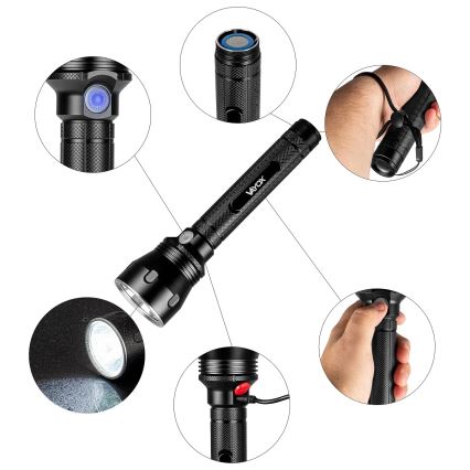 LED Regulējama uzlādējama lampa LED/20W/5V IPX5 1570 lm 8400 mAh