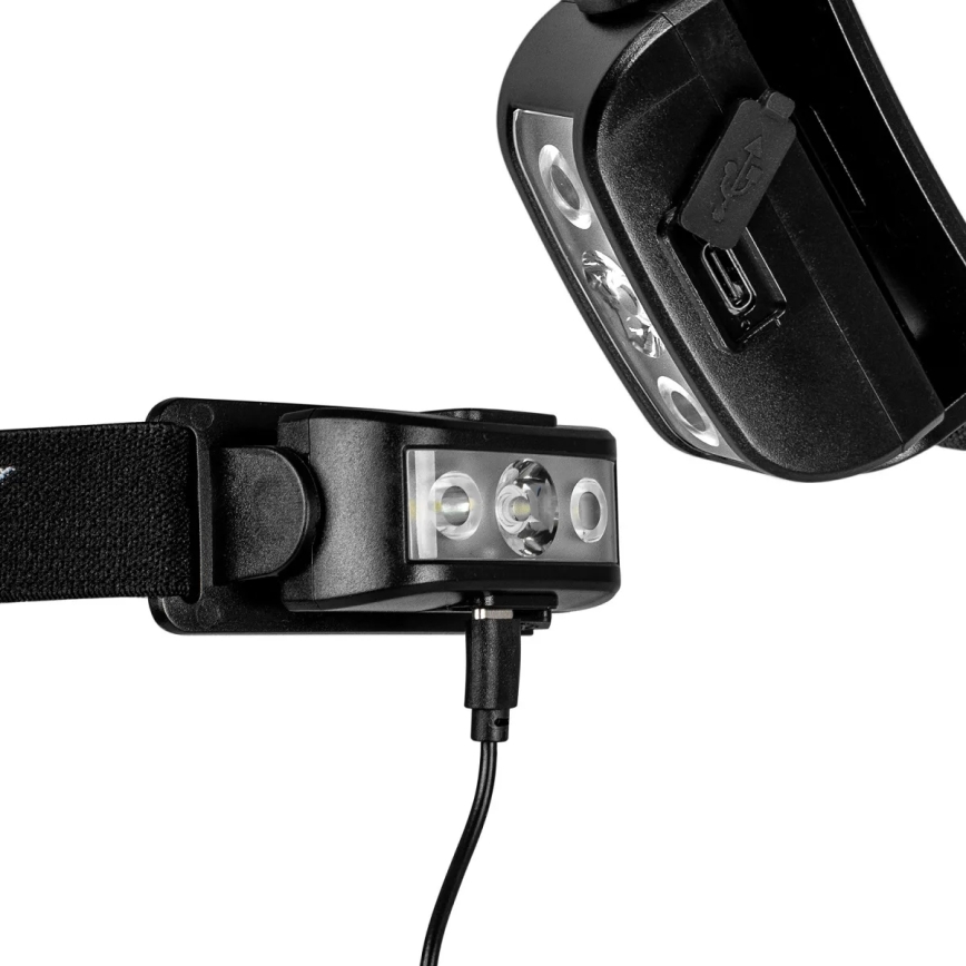 LED Uzlādējama priekšējā lampa ar regulējamu spilgtumu 3xLED/5V IPX4 100 lm 1200 mAh