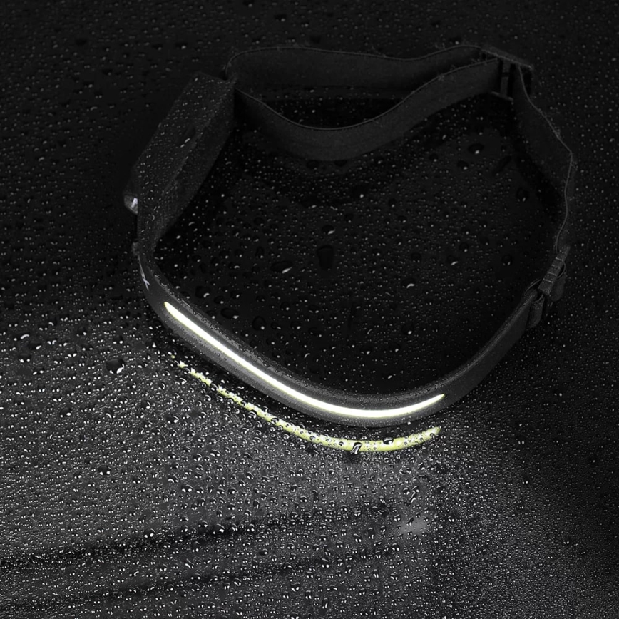 LED Uzlādējama galvas lampa ar sensoru, regulējama 2xLED/5V IP44 350 lm 1200 mAh