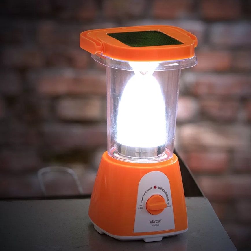 LED Aptumšojama uzlādējams saules enerģijas lampa ar lādētājakumulatora funkciju LED/230V 710 spīdīgs 1600 mAh