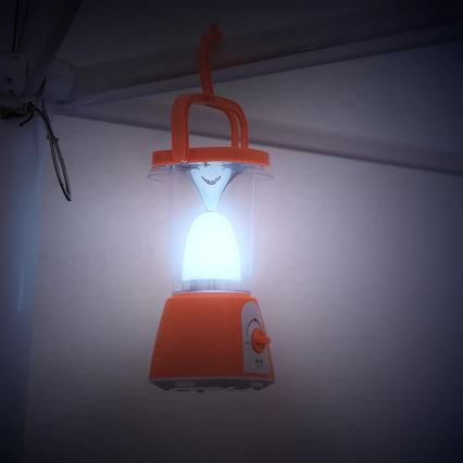 LED Aptumšojama uzlādējams saules enerģijas lampa ar lādētājakumulatora funkciju LED/230V 710 spīdīgs 1600 mAh
