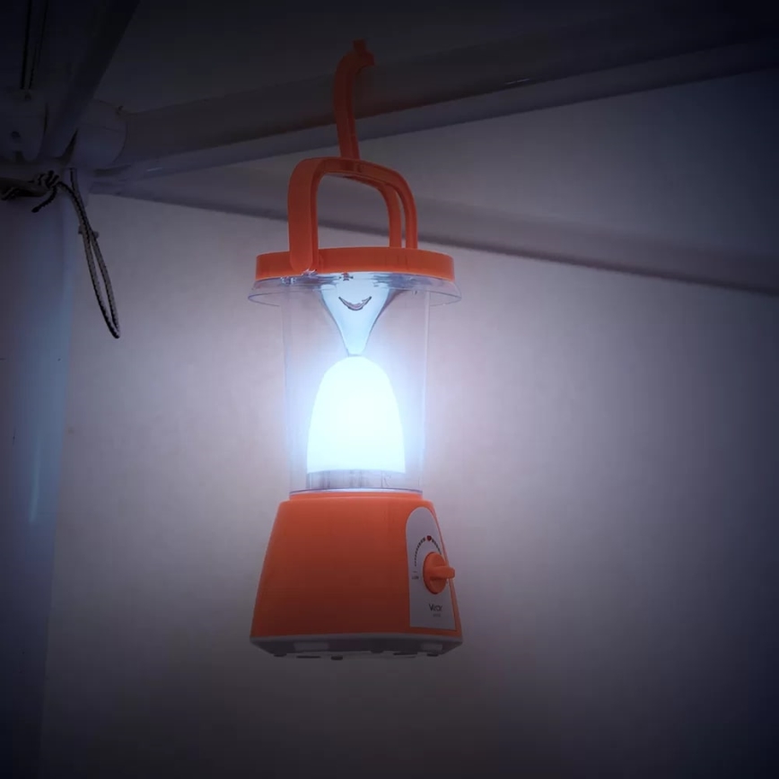 LED Aptumšojama uzlādējams saules enerģijas lampa ar lādētājakumulatora funkciju LED/230V 710 spīdīgs 1600 mAh