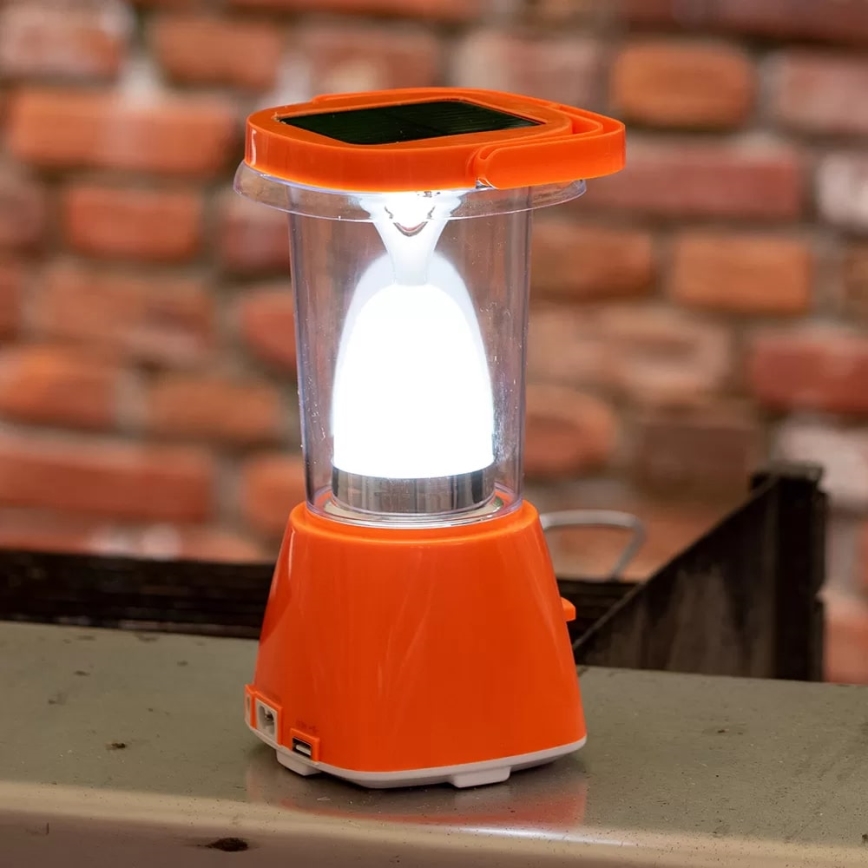 LED Aptumšojama uzlādējams saules enerģijas lampa ar lādētājakumulatora funkciju LED/230V 710 spīdīgs 1600 mAh