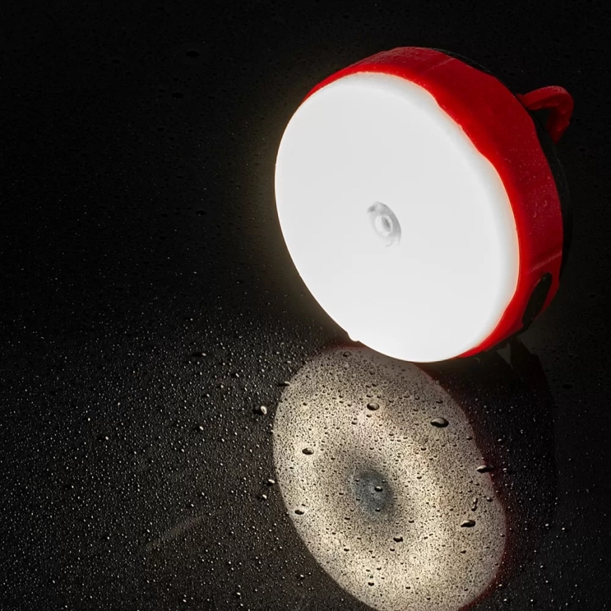 LED Aptumšojama uzlādējams saules enerģijas lukturītis ar lādētājakumulatora funkciju LED/3W/5V 3000/4000/6500K IPX6 500 spīdīgs 2000 mAh