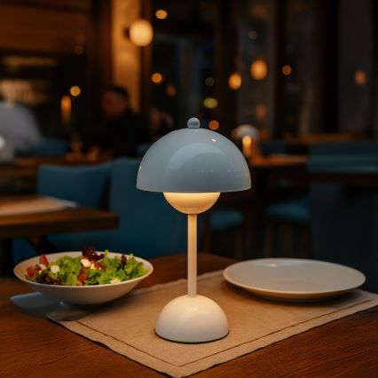 LED uzlādējama skārienjūtīga galda lampa COSTA LED/3W/5V 2400 mAh 3000-6000K balta