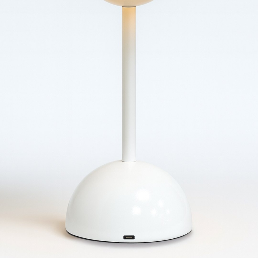 LED uzlādējama skārienjūtīga galda lampa COSTA LED/3W/5V 2400 mAh 3000-6000K balta