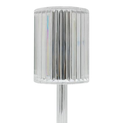 LED uzlādējamā skārienjūtīgā galda lampa SIMPLE LED/1W/5V 2400 mAh 3000-6000K caurspīdīga