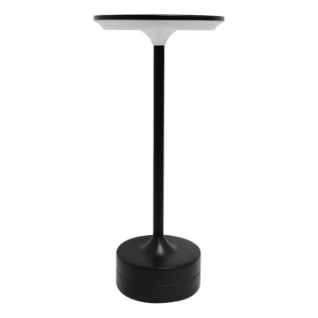 LED uzlādējamā skārienjūtīgā galda lampa TAVOLO LED/2,5W/5V 2400 mAh 3000-6000K melna