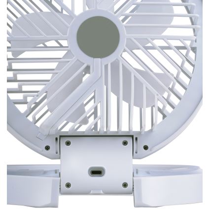 LED uzlādējamais galda ventilators 3,7V 1200 mAh