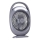 LED uzlādējamais galda ventilators ar LED apgaismojumu LED/2,8W/5V USB 2400 mAh pelēks