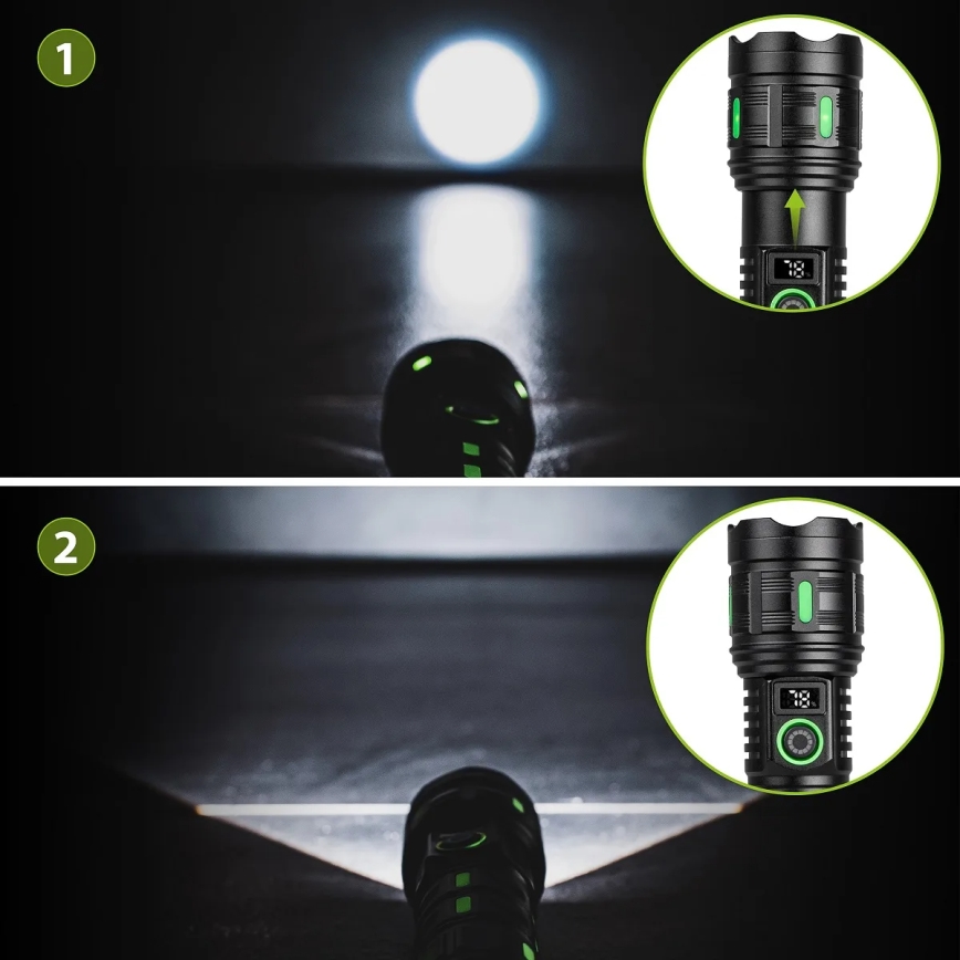 LED lukturis ar regulējamu spilgtumu un powerbankas funkciju LED/20W/5V IP44 1200 lm 5000 mAh