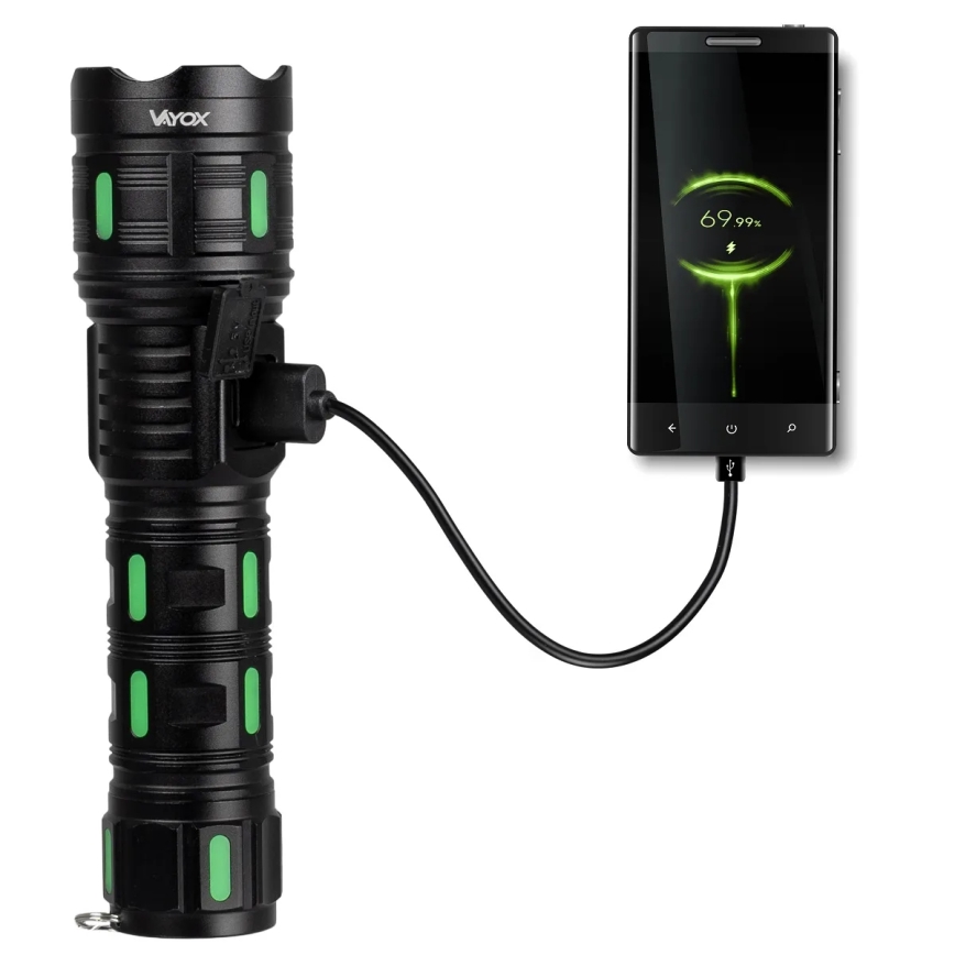 LED lukturis ar regulējamu spilgtumu un powerbankas funkciju LED/20W/5V IP44 1200 lm 5000 mAh