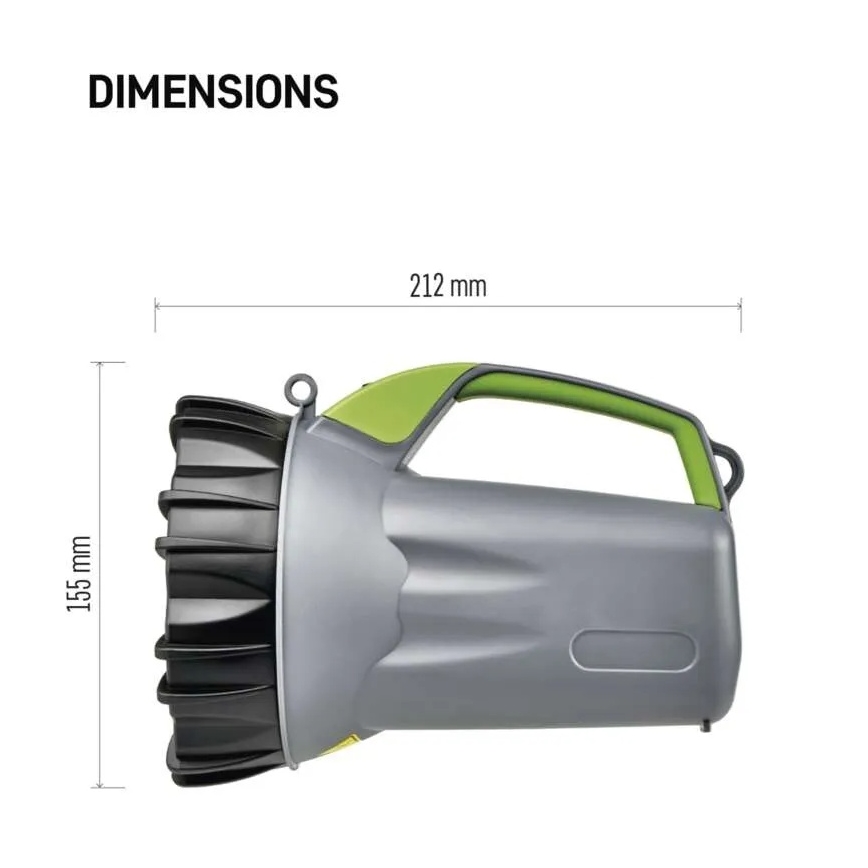 LED uzlādējamais lukturis LED/3,7V 4000 mAh
