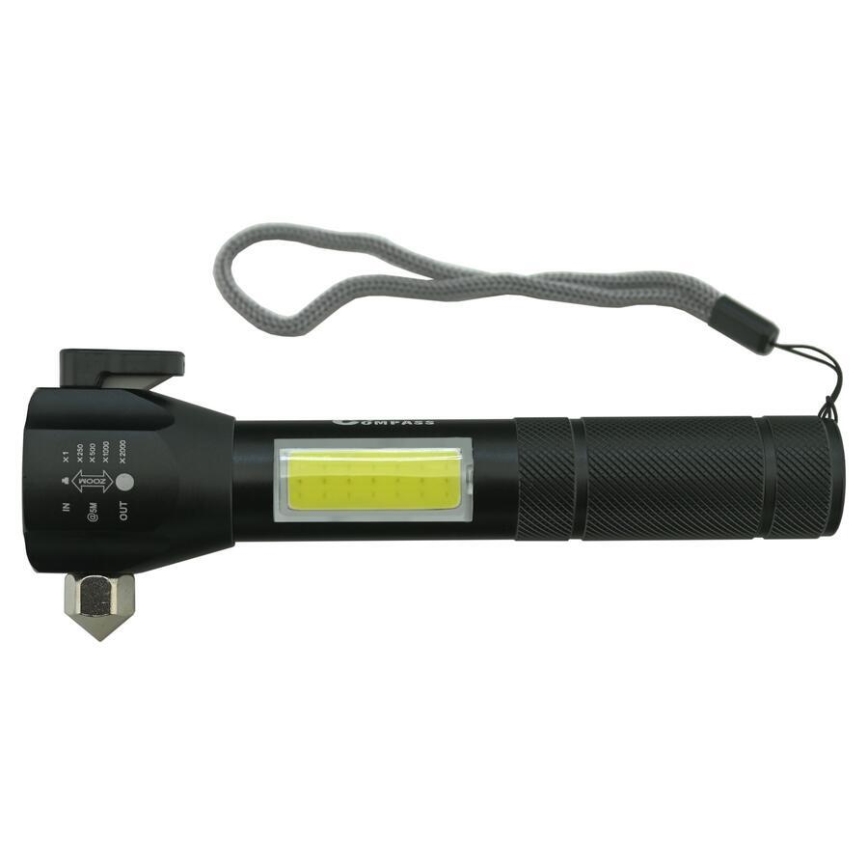 LED Uzlādējamais lukturis LED/3W/5V 200 lm 1200 mAh