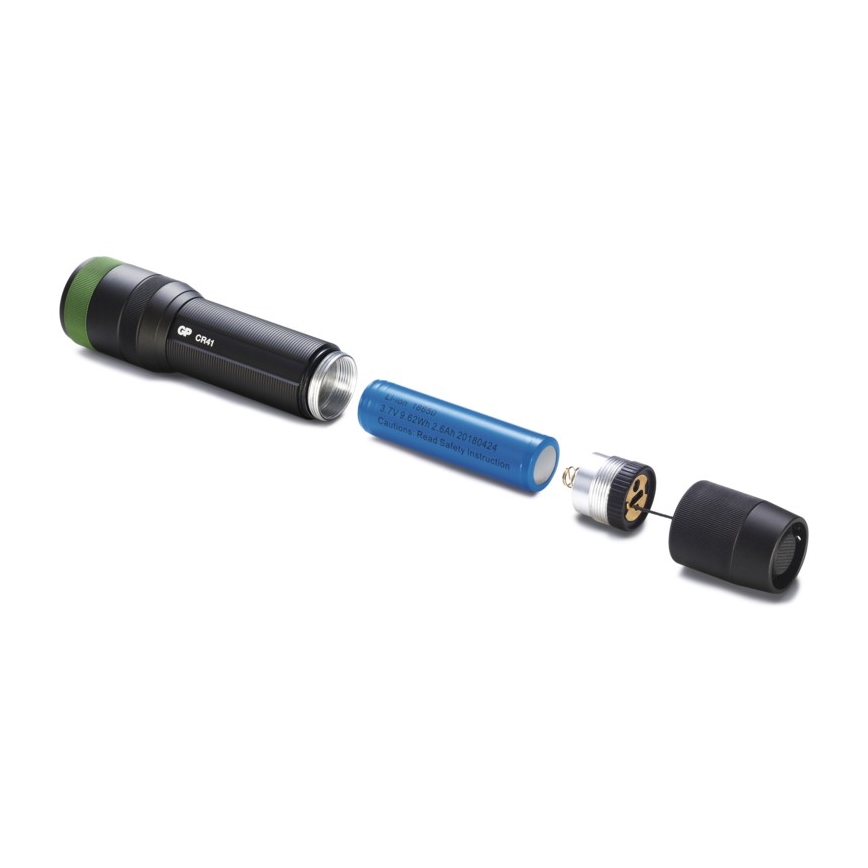 LED uzlādējams lukturis GP DISCOVERY CR41 LED/Li-lon 3,7V IPX7