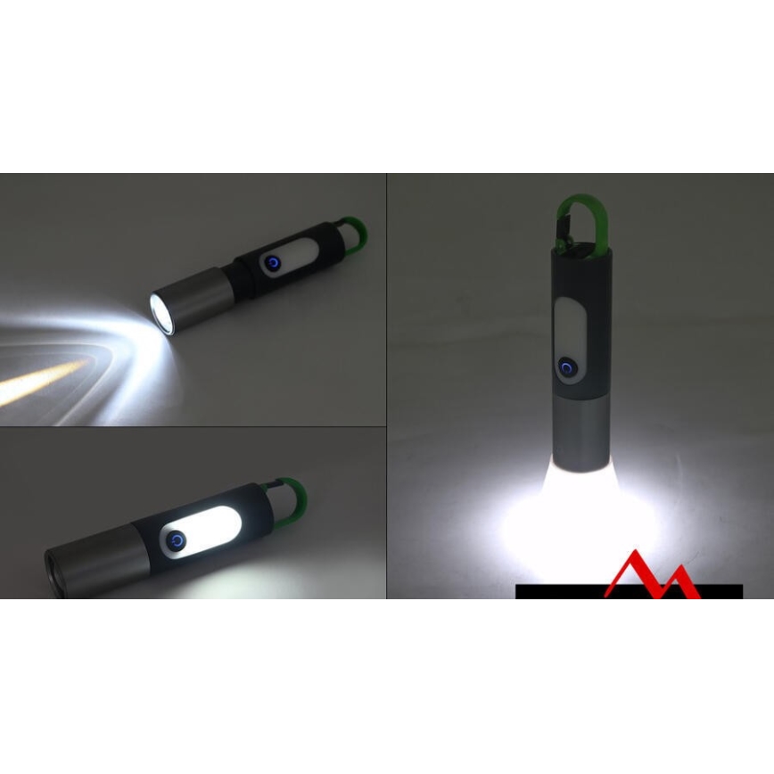 LED Uzlādējams lukturis LED/10W/3,7V 750 lm 10h