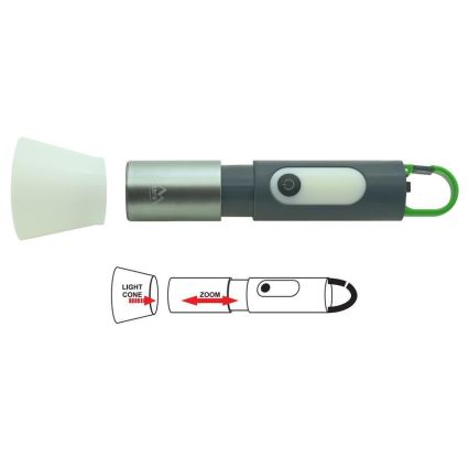 LED Uzlādējams lukturis LED/10W/3,7V 750 lm 10h