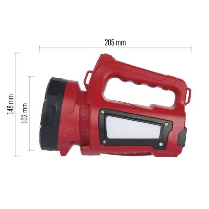 LED Uzlādējams lukturis LED/3,7V IP44 1000 lm 15000mAh