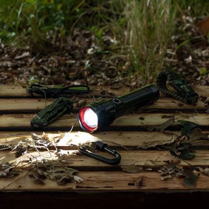 LED Aptumšojams uzlādējams lukturītis ar lādētājakumulatoru funkcija LED/30W/5V IPX5 1060 spīdīgs 5000 mAh