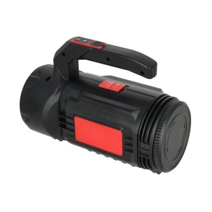 LED uzlādējams lukturis LED/5V 500 lm 1200 mAh melns