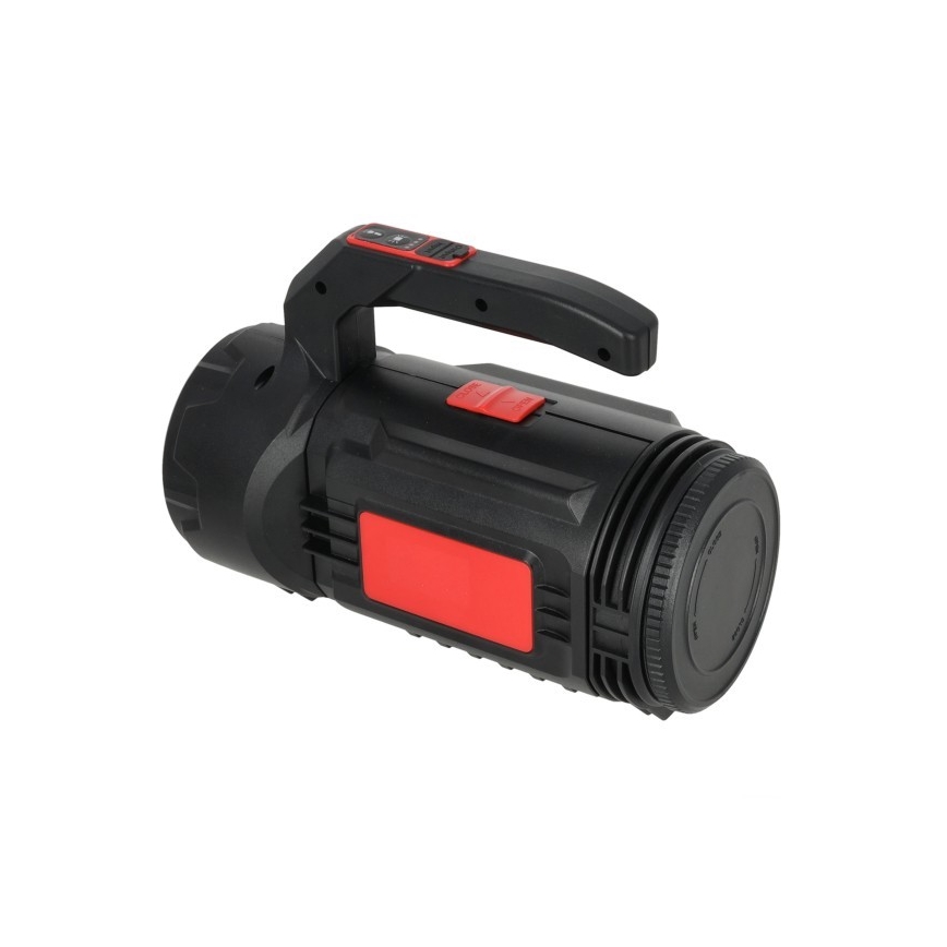 LED uzlādējams lukturis LED/5V 500 lm 1200 mAh melns